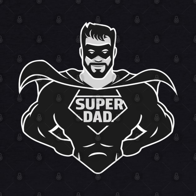 Fathers Day Worlds Best Dad Father Birthday Gift For Daddy New Dad Super Dad To Be Funny Present Superman Super Hero by DeanWardDesigns